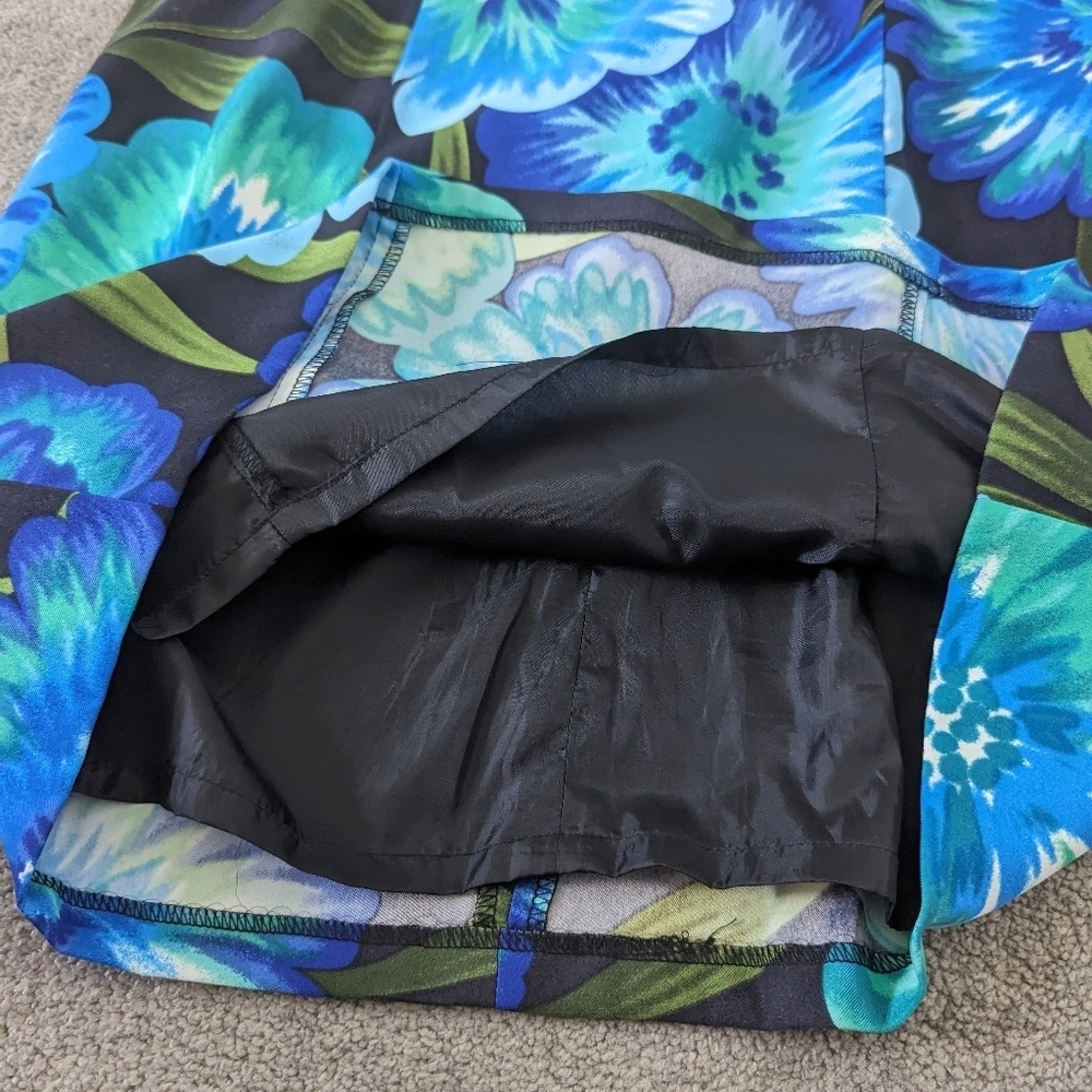 BCX Vibrant Floral Sleeveless Sheath Dress - Size 14 - Picture 9 of 13